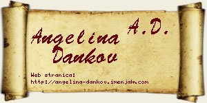 Angelina Dankov vizit kartica